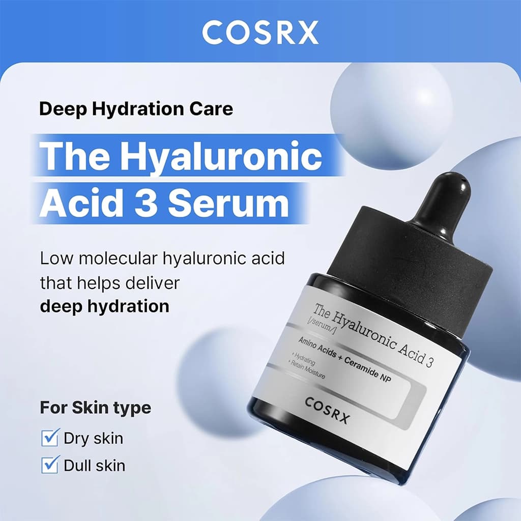 سرم هیالورونیک اسید 3 کوزارکس The Hyaluronic Acid 3 Serum — تصویر ۱۱