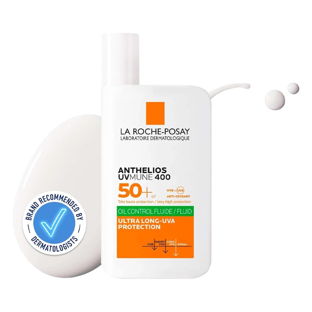 ضد آفتاب پوست چرب بی رنگ لاروش پوزای La Roche-Posay Anthelios UVMune 400 Oil Control — تصویر ۱۱