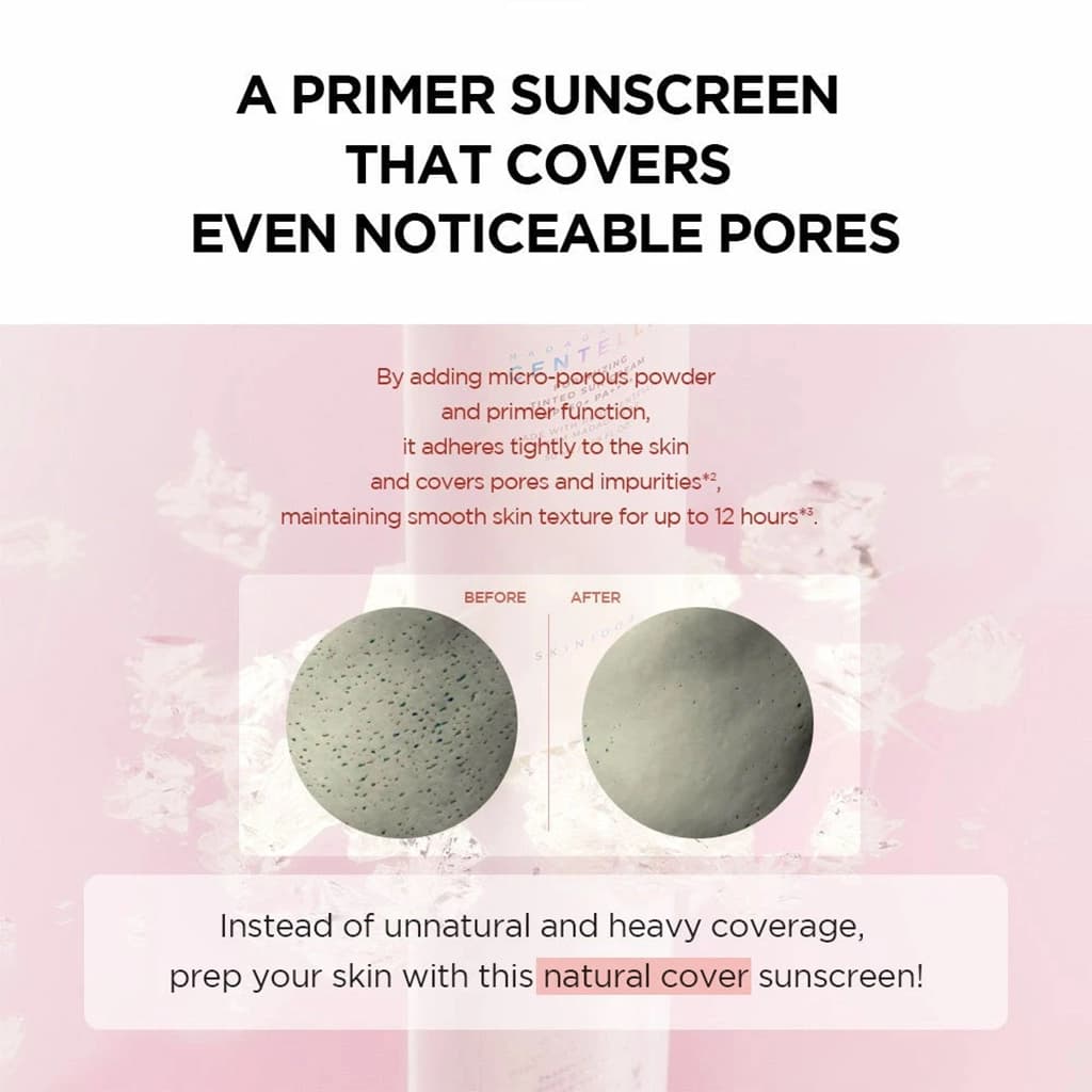 ضدآفتاب جمع کننده منافذ سنتلا Poremizing Velvet Finish SPF50+ PA — تصویر ۸