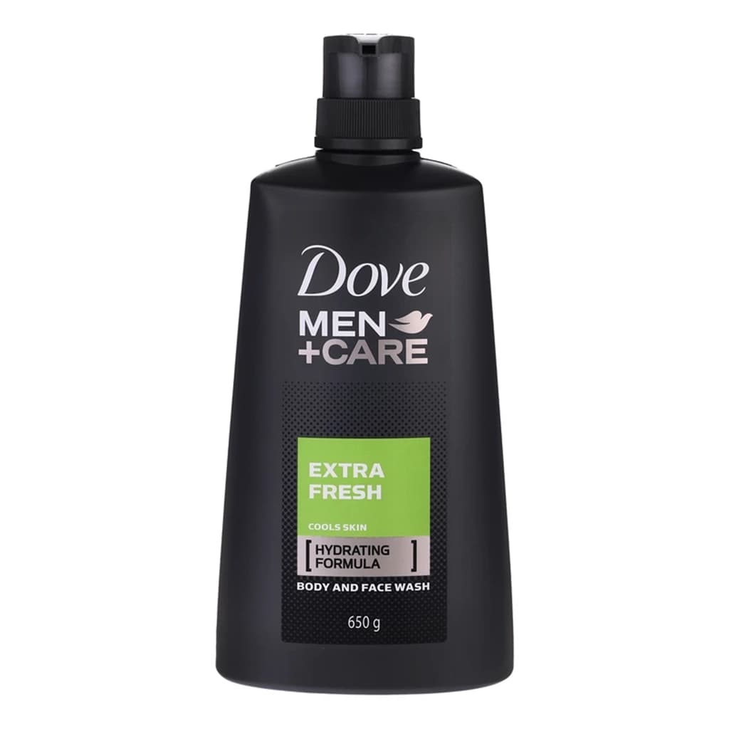 شامپو بدن و صورت داو مردانه مدل Extra Fresh Hydrating Formula حجم 650 گرم — تصویر ۲