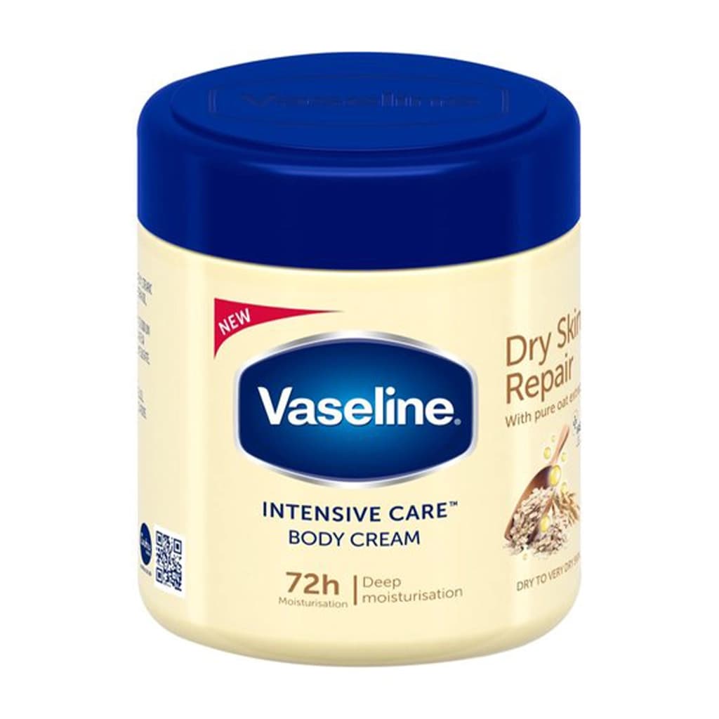 کرم بدن وازلین پوست خشک مدل Intensive Care Dry Skin Repair با عصاره جو دوسر حجم 400 میلی‌لیتر — تصویر ۱۱