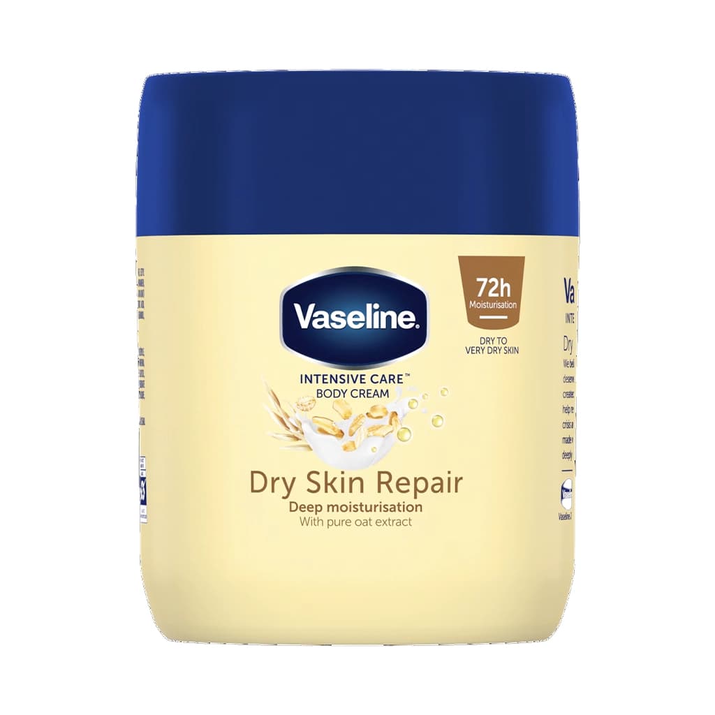 کرم بدن وازلین پوست خشک مدل Intensive Care Dry Skin Repair با عصاره جو دوسر حجم 400 میلی‌لیتر — تصویر ۱۰