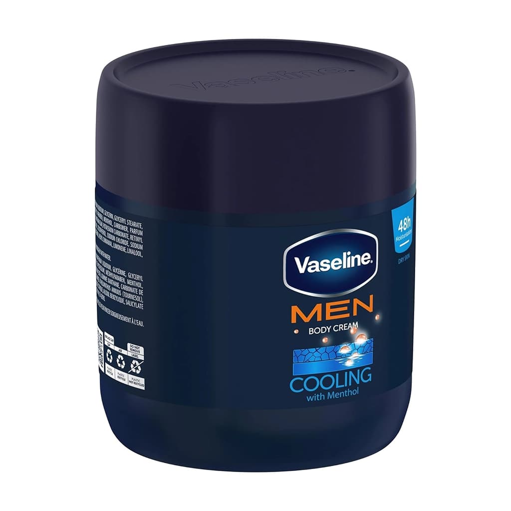 کرم بدن مردانه وازلین مدل Cooling مناسب پوست خشک Vaseline body cream — تصویر ۷
