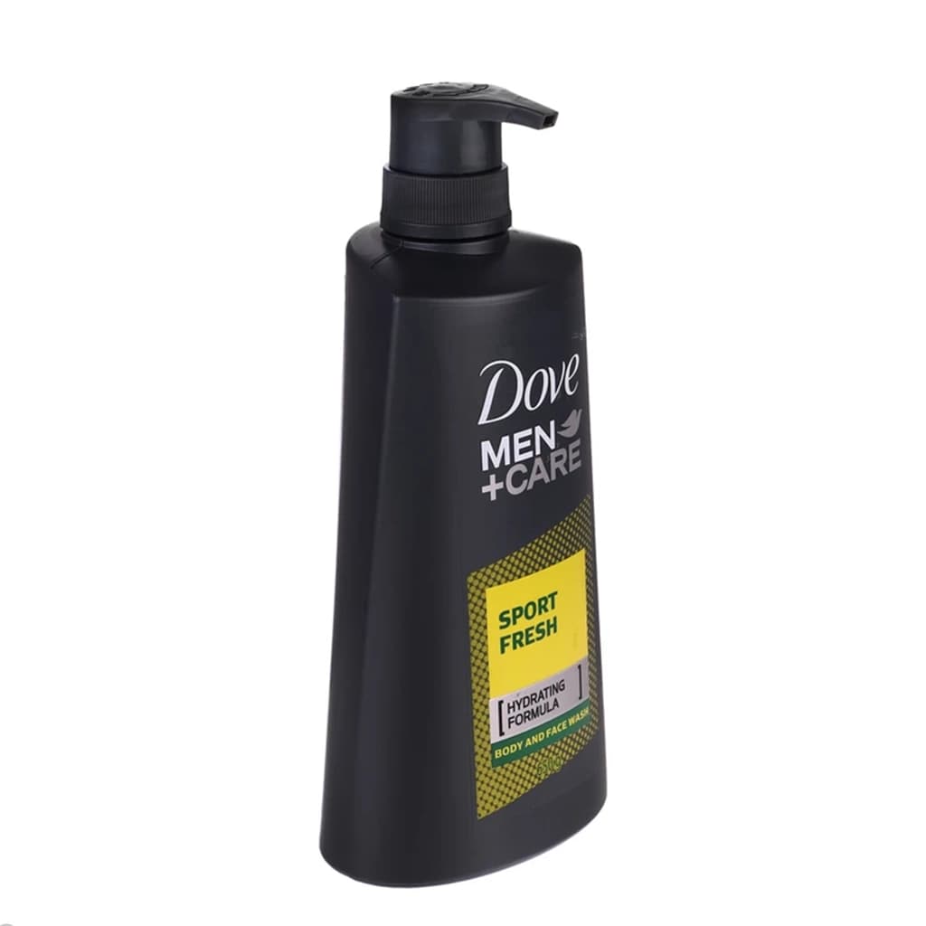 شامپو بدن و صورت داو مردانه اسپورت فرش Men+Care Sport Fresh حجم 650 گرم — تصویر ۶