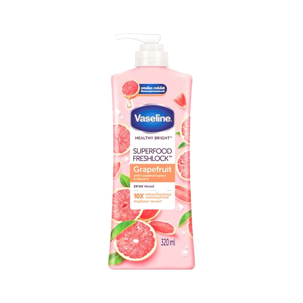 لوسیون بدن وازلین گریپ‌فروت Vaseline Healthy Bright Superfood Freshlock — تصویر ۱۰