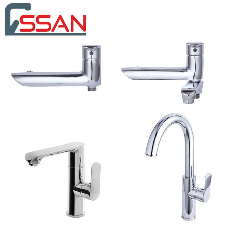 ست شیرآلات دینو کروم راسان