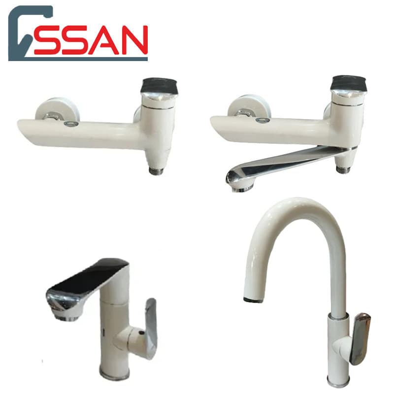 ست شیرآلات دینو شیری کروم راسان — تصویر ۳
