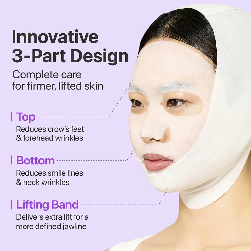 ماسک لیفتینگ فول فیس نامبوزین NAD+ BIO Lifting-Sil Full Face Mask — تصویر ۳