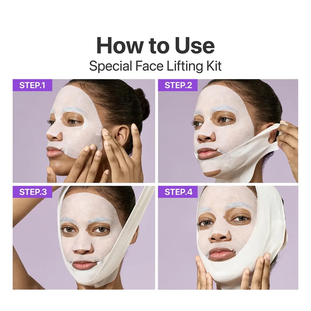 ماسک لیفتینگ فول فیس نامبوزین NAD+ BIO Lifting-Sil Full Face Mask — تصویر ۵