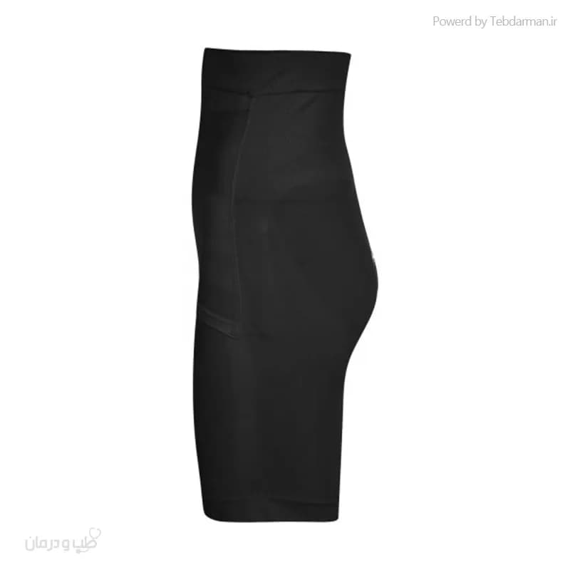 گن زنانه آرتان مدل 3017 شلوارکی شکم پهلو دولایه مشکی — تصویر ۸
