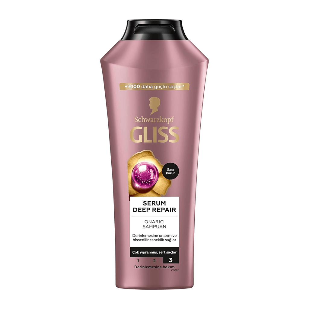 شامپو ترمیمکننده عمیق گلیس Schwarzkopf Gliss Serum Deep Repair — تصویر ۱۰