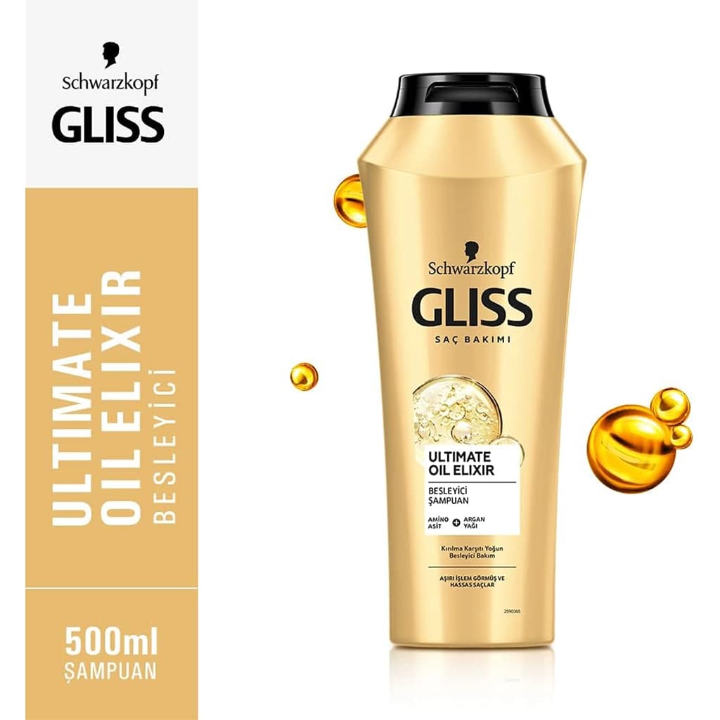 شامپو مغذی گلیس شوارتسکف مدل Ultimate Oil Elixir | ترمیم‌کننده و ضدشکستگی مو — تصویر ۱۰