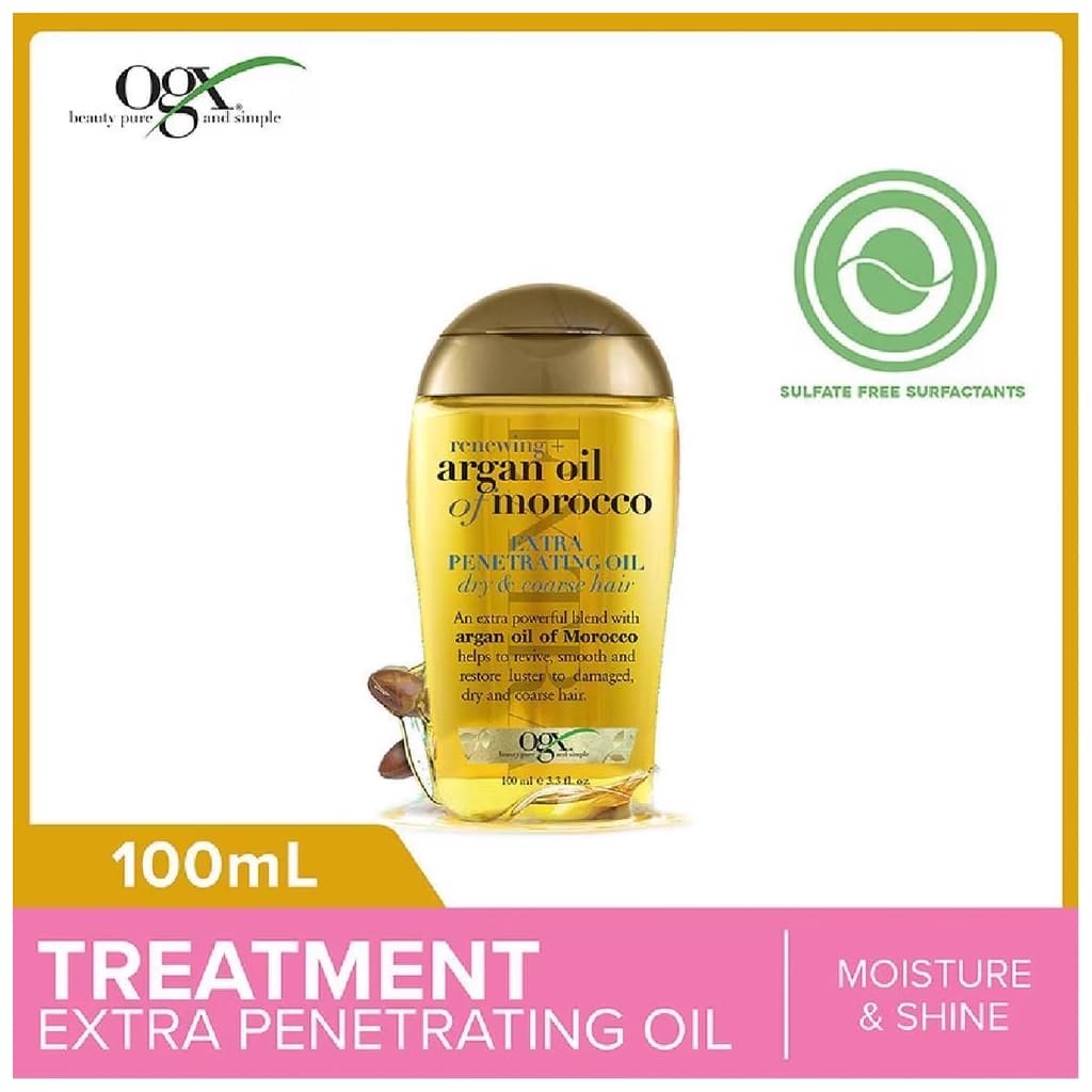روغن آرگان او جی ایکس مدل Extra Penetrating Oil مخصوص موهای خشک و زبر — تصویر ۵