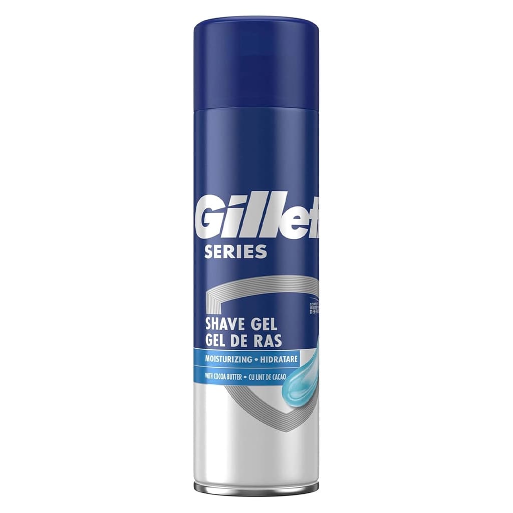 ژل اصلاح ژیلت Gillette Series مرطوب‌کننده با عصاره کاکائو باتر — تصویر ۸