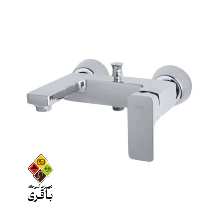 شیر حمام مدل گارنت طلایی راسان — تصویر ۳