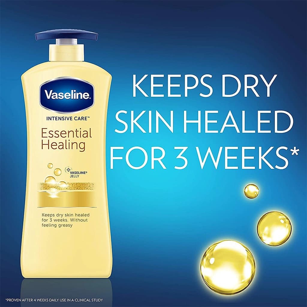 لوسیون بدن وازلین مدل هیلینگ Vaseline Essential Healing — تصویر ۳