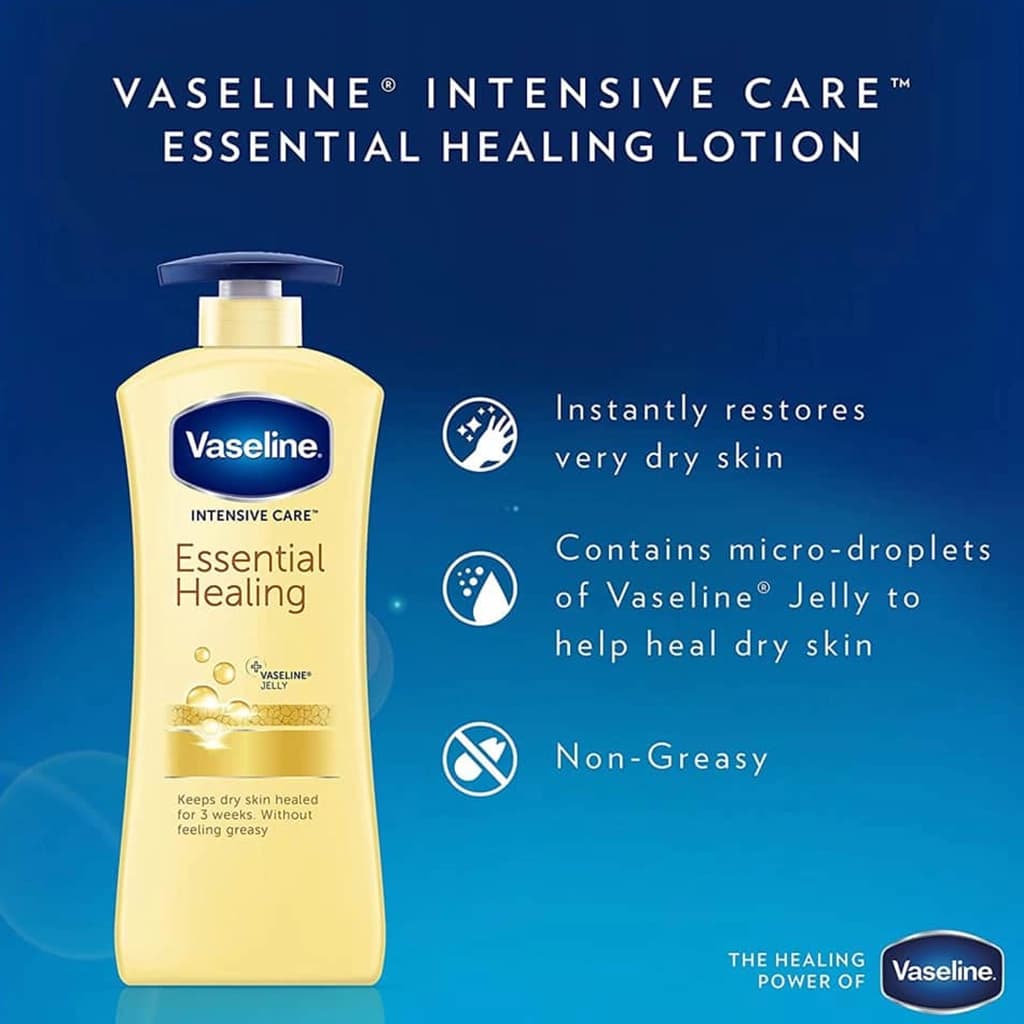 لوسیون بدن وازلین مدل هیلینگ Vaseline Essential Healing — تصویر ۸