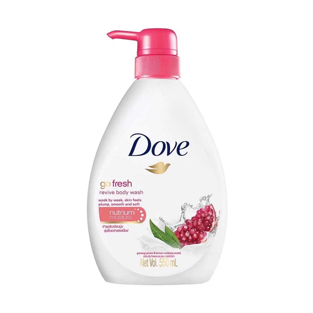 شامپو بدن داو مدل گو فرش با رایحه انار Dove go fresh revive body wash 550ml — تصویر ۱۰