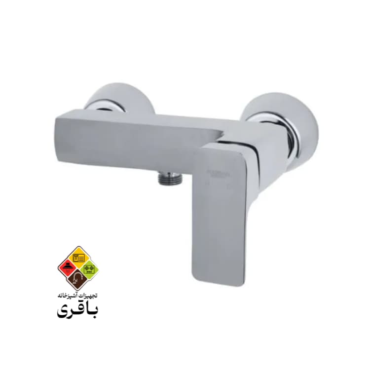 شیر توالت مدل گارنت کروم مات راسان — تصویر ۷
