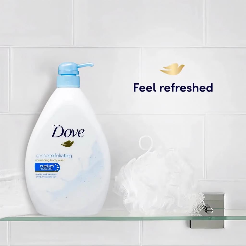 شوینده بدن داو مدل Gentle Exfoliating حجم 550 میل | Dove Gentle Exfoliating Body Wash — تصویر ۳