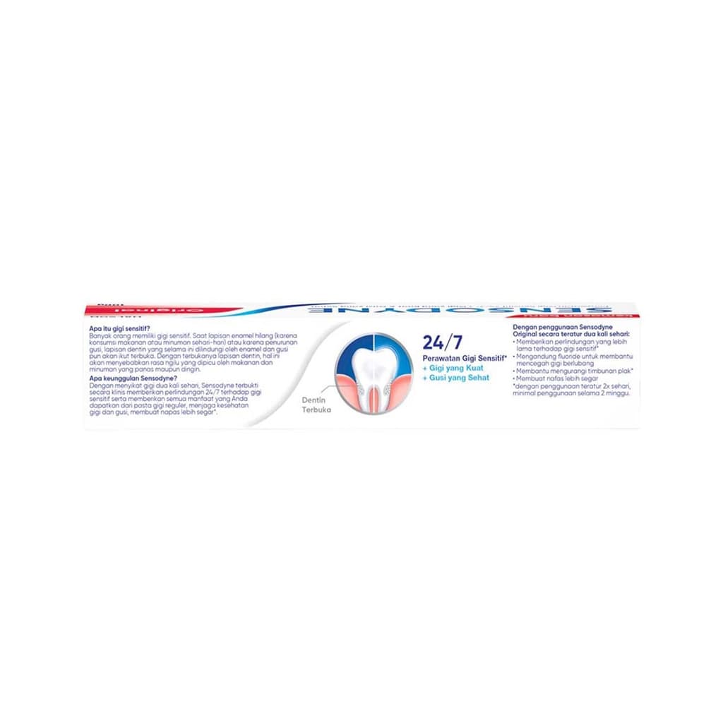 خمیردندان سنسوداین اورجینال Sensodyne Original Haleon — تصویر ۸