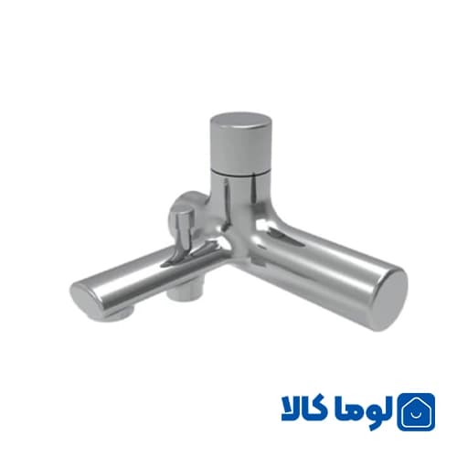 شیر حمام مدل رناتا پلاس کروم مات راسان — تصویر ۶