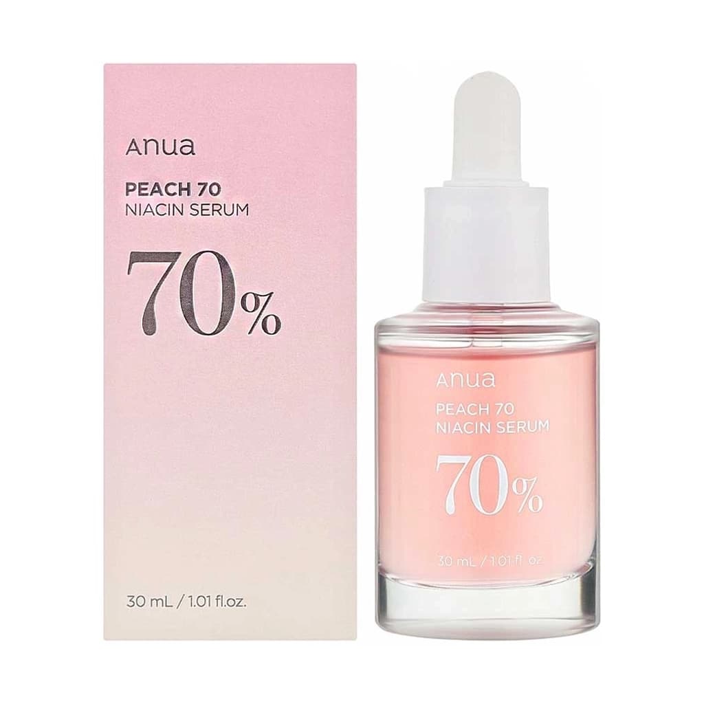 سرم روشن‌کننده نیاسینامید هلو آنوا | Anua Peach 70 Niacin Serum — تصویر ۳