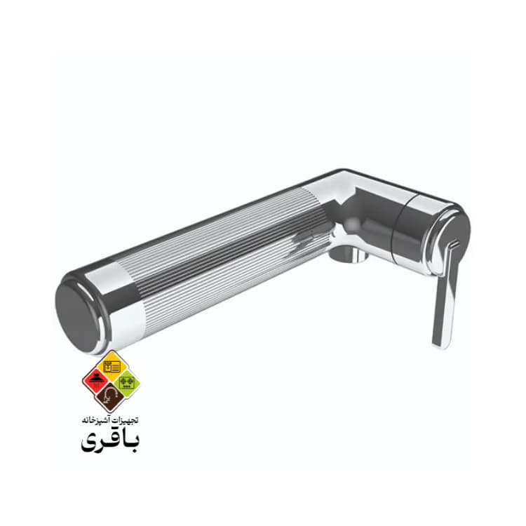 شیر توالت مدل رزالین کروم مات راسان — تصویر ۸