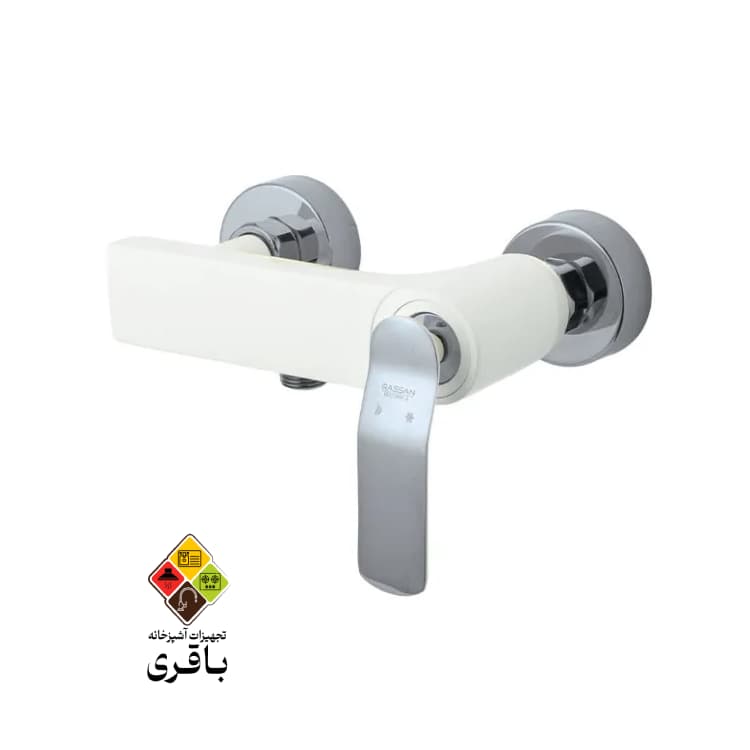 شیر توالت مدل آوات شیری کروم راسان — تصویر ۳