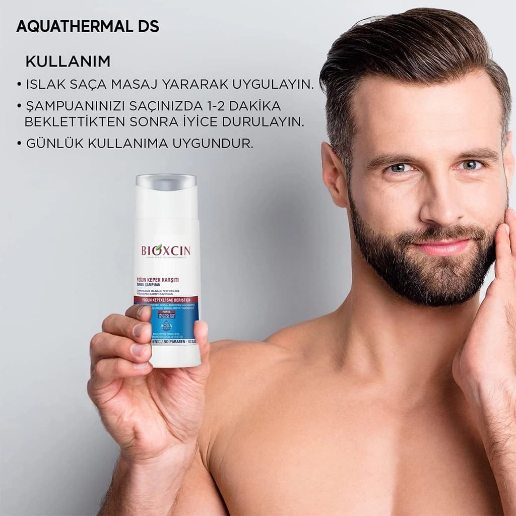 شامپو ضد شوره شدید بیوکسین | Bioxcin Anti-Dandruff Intensive Termal Shampoo — تصویر ۵