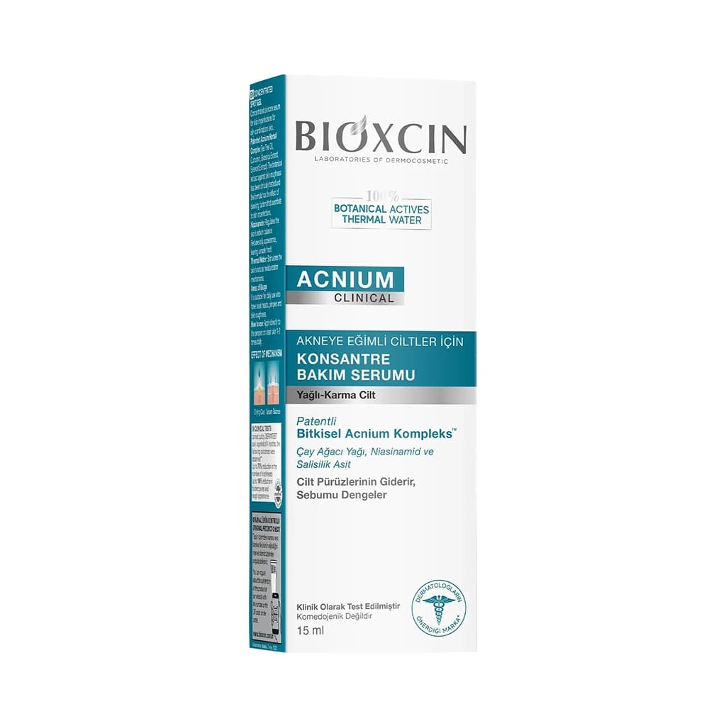 سرم ضد جوش و متعادل‌کننده چربی بیوکسین مدل Bioxcin Acnium Clinical Concentrated Serum — تصویر ۴