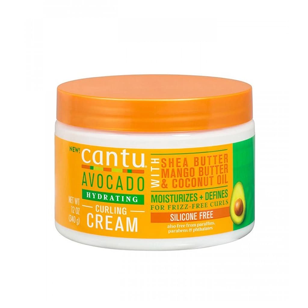 کرم آبرسان و حالتدهنده موی فر آووکادو کانتو | Cantu Avocado Hydrating Curling Cream 340g