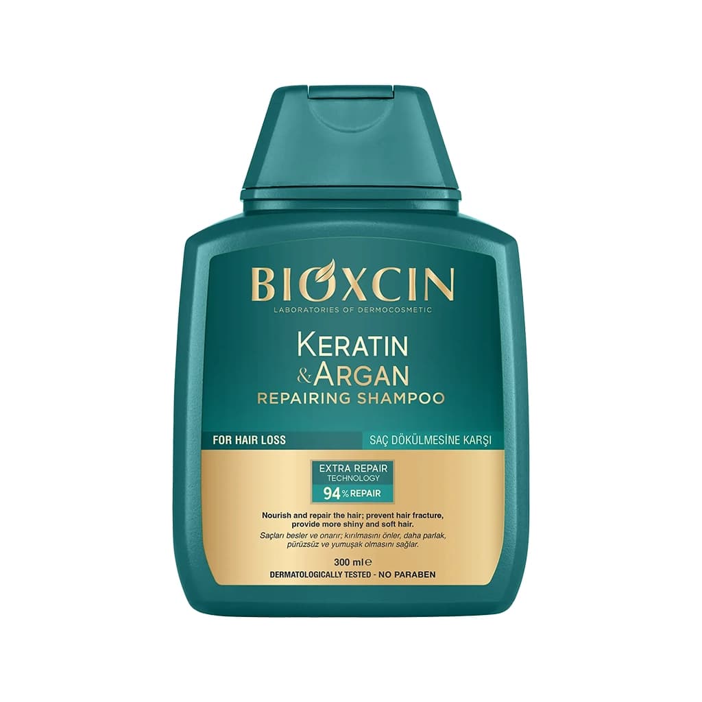 شامپو ضد ریزش و تقویتکننده بیوکسین کراتین و آرگان | Bioxcin Keratin & Argan
