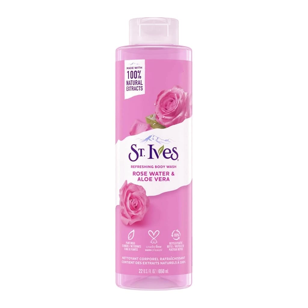 شامپو بدن سنت ایوز گل رز و آلوئه‌ورا St.Ives Refreshing Body Wash Rose Water & Aloe Vera