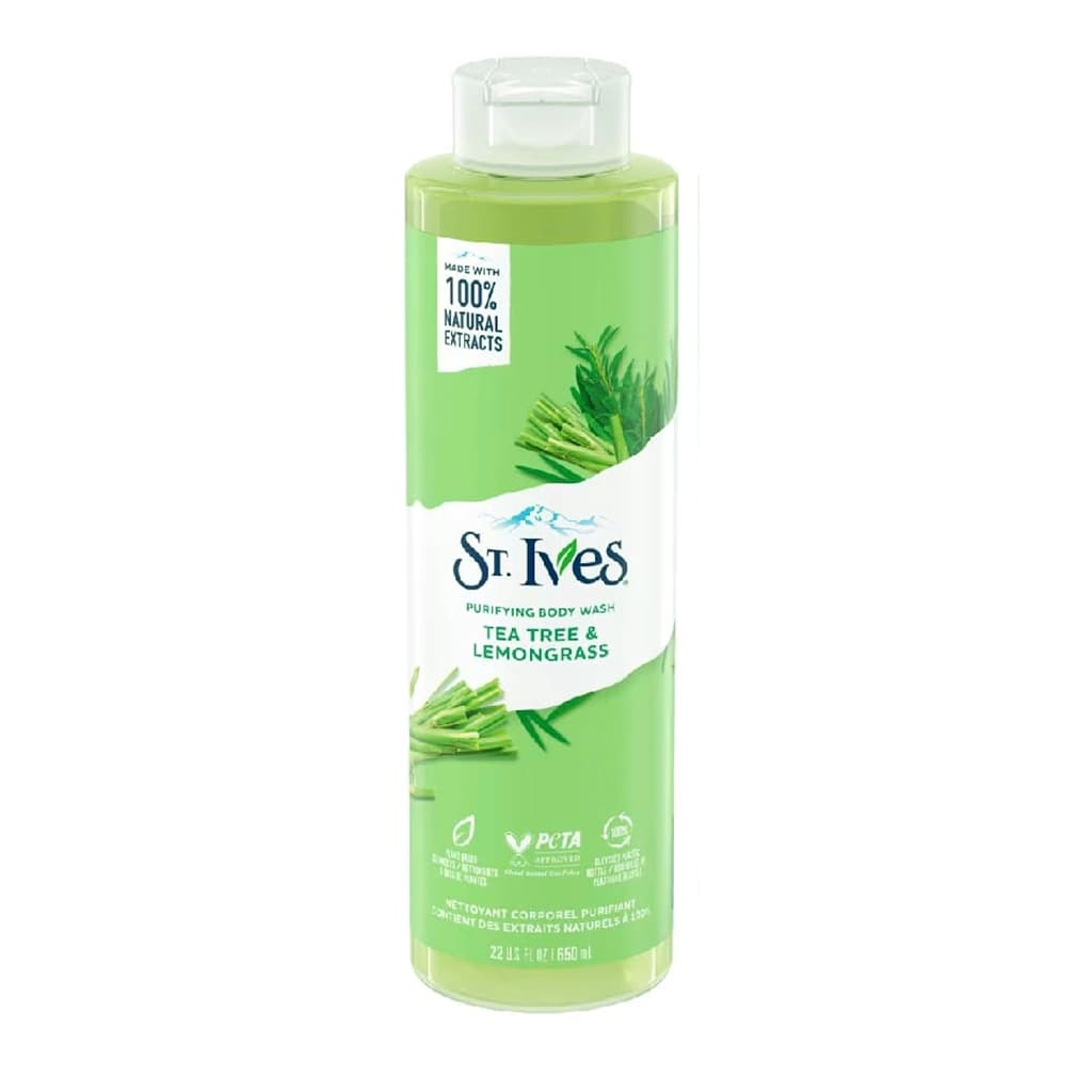 ژل شستشوی بدن سنت ایوز St.Ives Purifying Body Wash Tea Tree & Lemongrass — تصویر ۲
