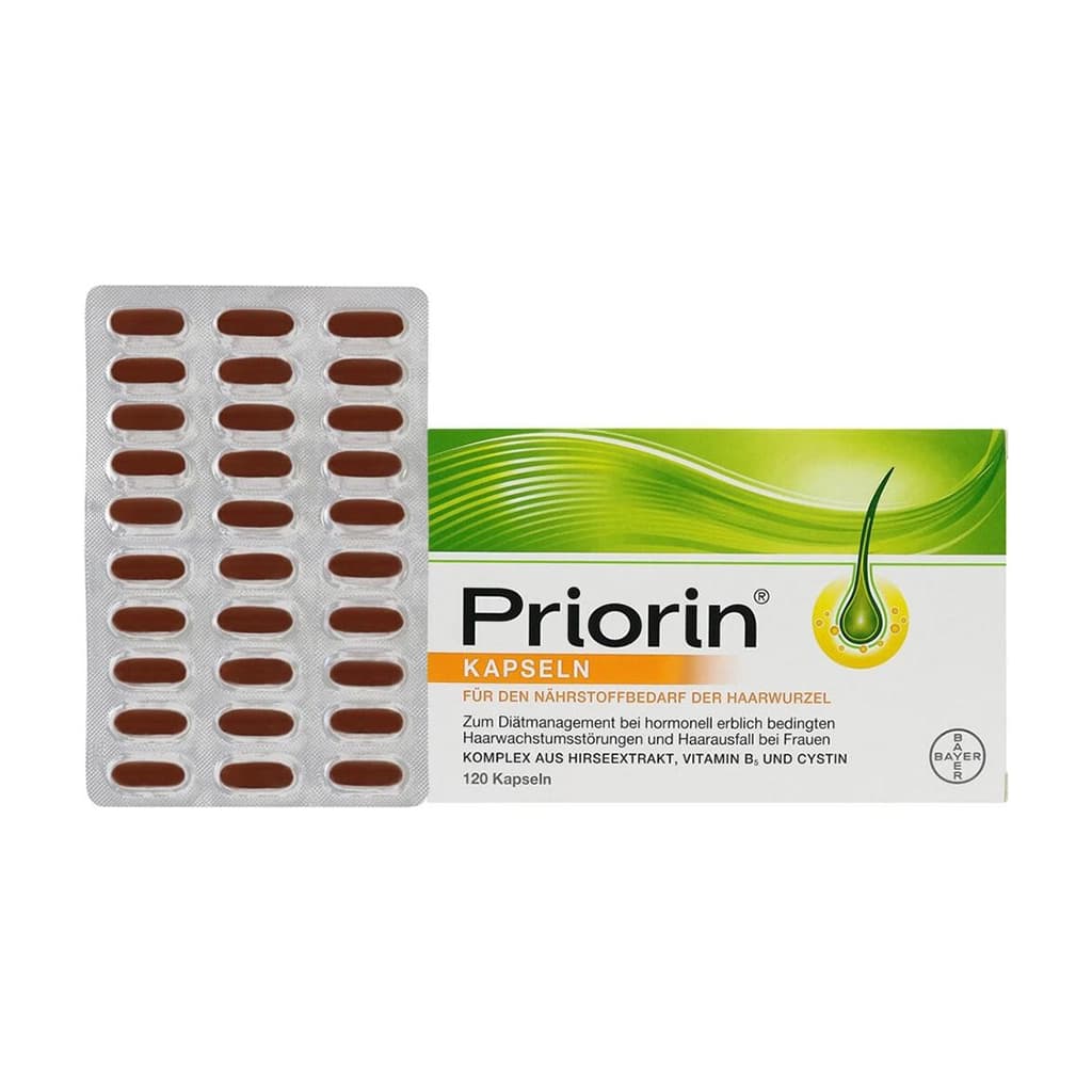 کپسول پریورین Priorin Bayer تقویت رشد مو و جلوگیری از ریزش مو – ۱۲۰ عدد — تصویر ۳