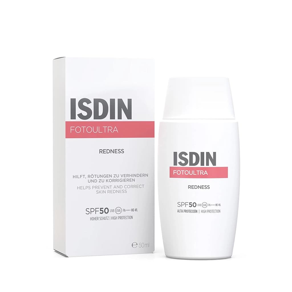 ضد آفتاب ایزدین REDNESS SPF50 مخصوص پوست حساس و قرمز | ISDIN FotoUltra Redness — تصویر ۳