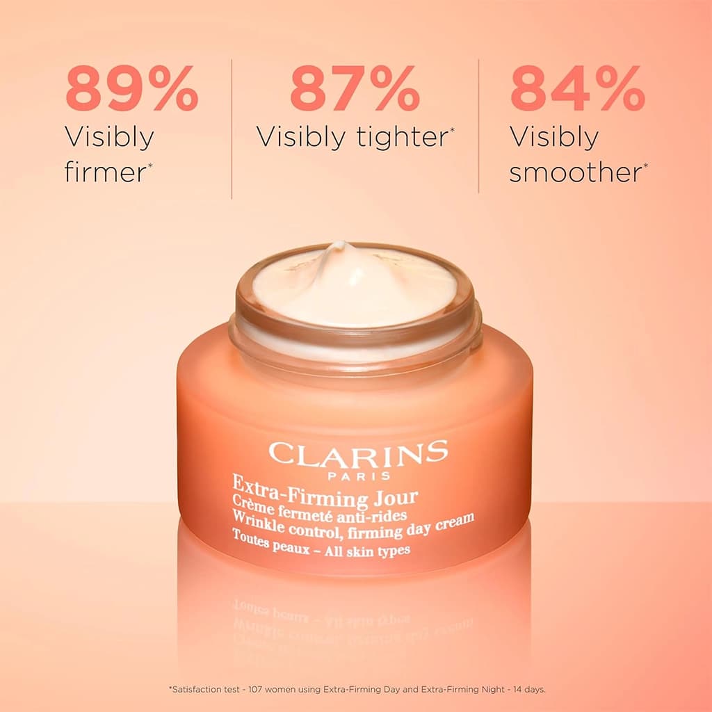 کرم روز ضد چروک کلارنس مدل Clarins Extra-Firming Day Cream | Extra-Firming Jour — تصویر ۳