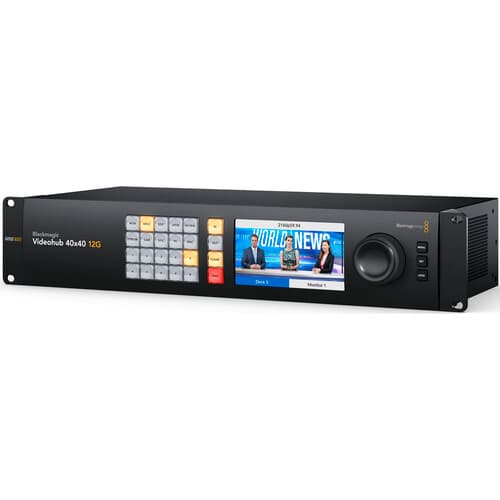 ماتریس تصویر Blackmagic videohub 20×20 12G — تصویر ۶