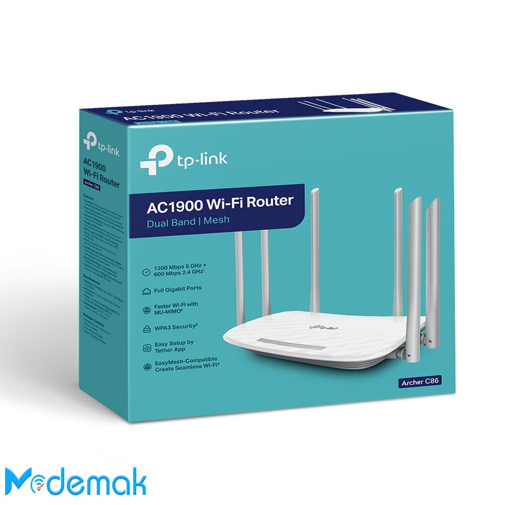 روتر بی سیم تی پی لینک TP-Link Archer C86 AC1900 — تصویر ۱۱