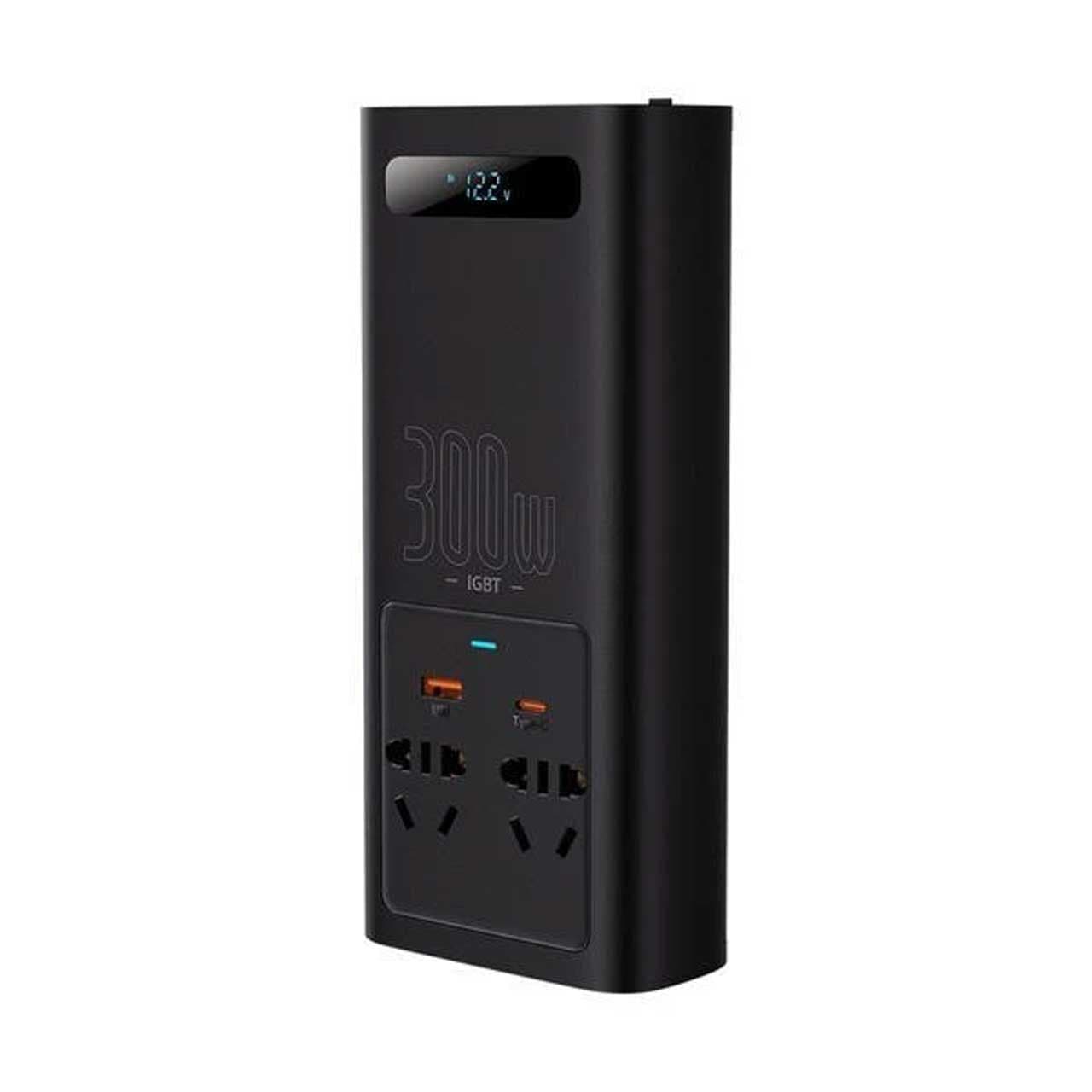 مبدل برق خودرو باسئوس Baseus CGNB010101 300W — تصویر ۳