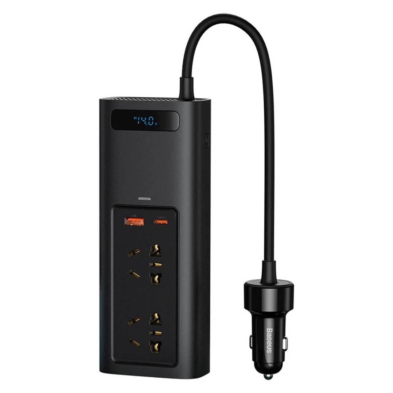 مبدل برق خودرو باسئوس Baseus CGNB010101 300W — تصویر ۴