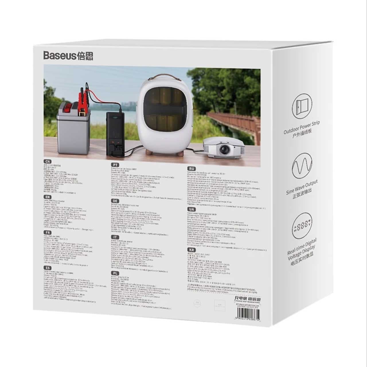 مبدل برق خودرو باسئوس Baseus CGNB010101 300W — تصویر ۹