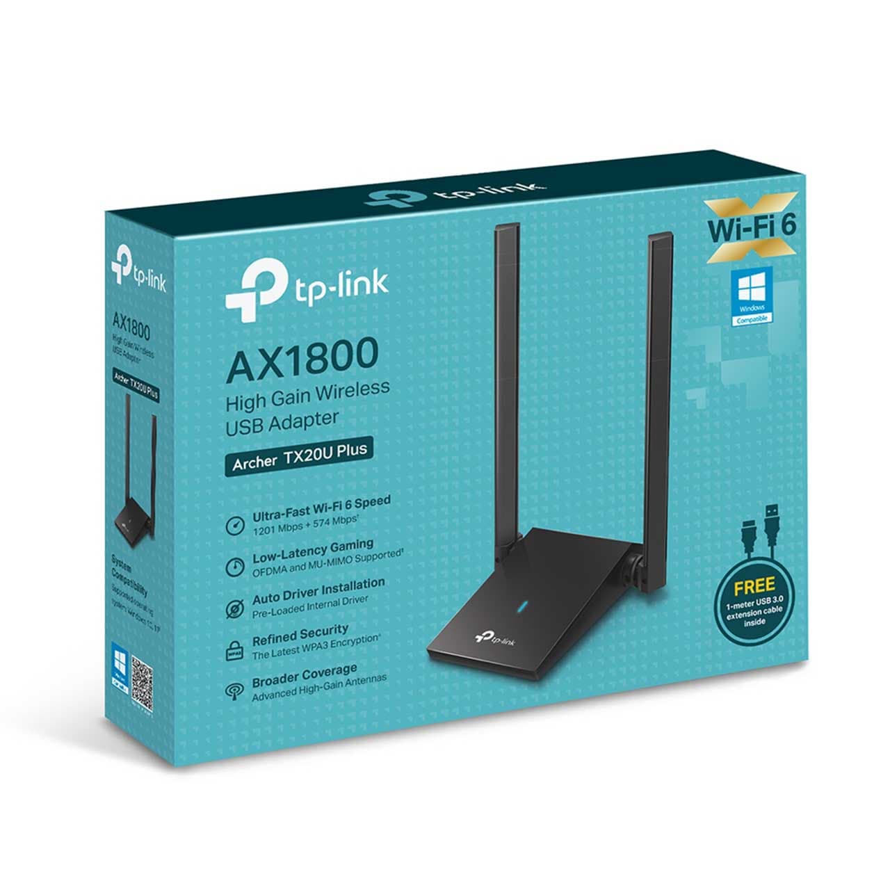 کارت شبکه بی سیم USB تی ‌پی لینک Tp-Link Archer TX20U Plus — تصویر ۴
