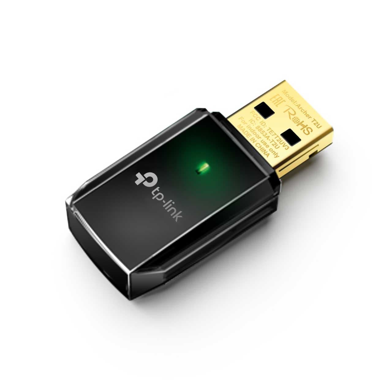 کارت شبکه بی سیم USB دوبانده تی ‌پی لینک Tp-Link Archer T2U — تصویر ۴