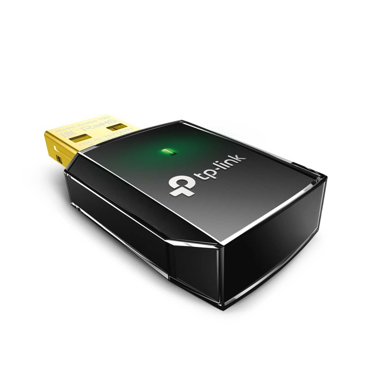 کارت شبکه بی سیم USB دوبانده تی ‌پی لینک Tp-Link Archer T2U