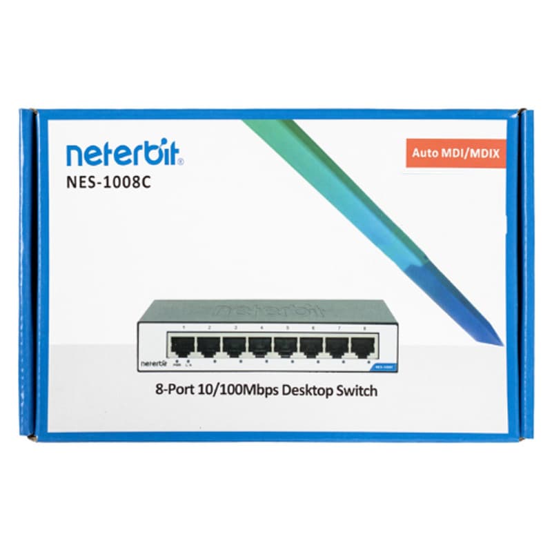سوئیچ شبکه 8 پورت نتربیت Neterbit Switch NGS-1008C — تصویر ۹