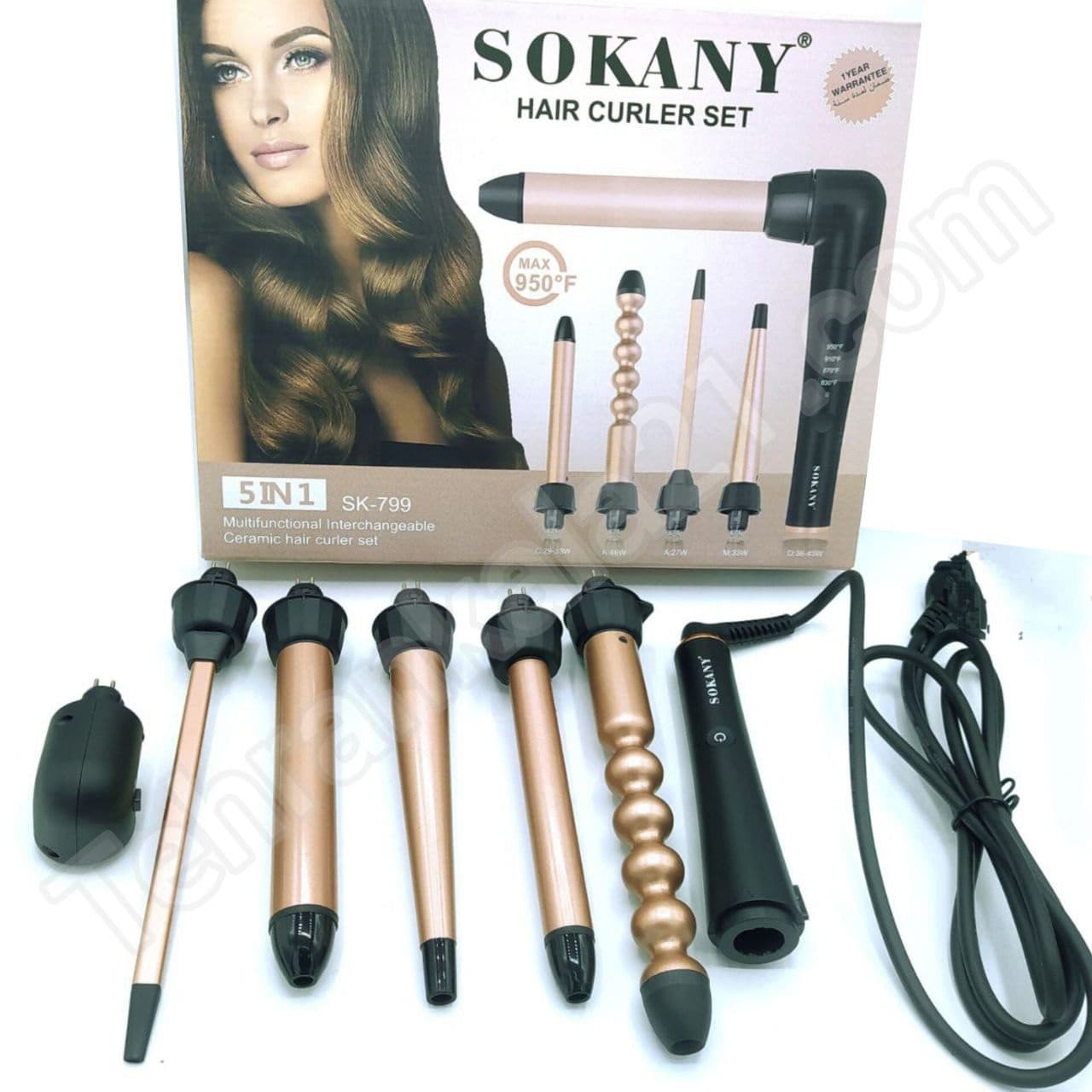 بابلیس حرفه ای 5 کاره سوکانی مدل SK-799 — تصویر ۳