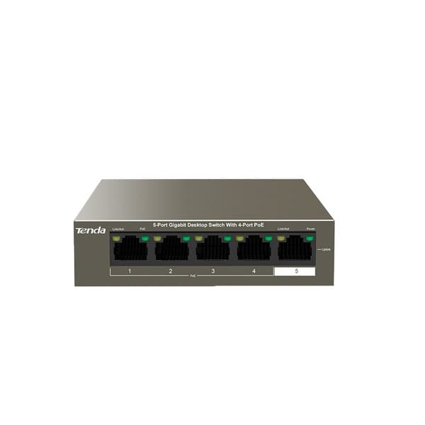 سوئیچ شبکه 5 پورت تندا Tenda POE Switch TEG1105P-4-63W — تصویر ۲