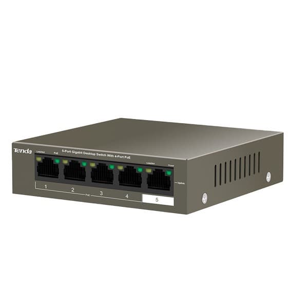 سوئیچ شبکه 5 پورت تندا Tenda POE Switch TEG1105P-4-63W — تصویر ۷